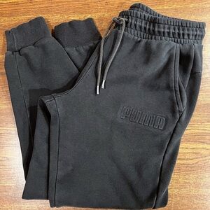 Puma Black Black Sweatpants Joggers M